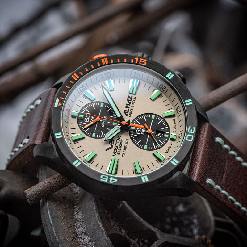 Vostok Europe Almaz Quartz Chronograph Men's Watch 6S11/320C677