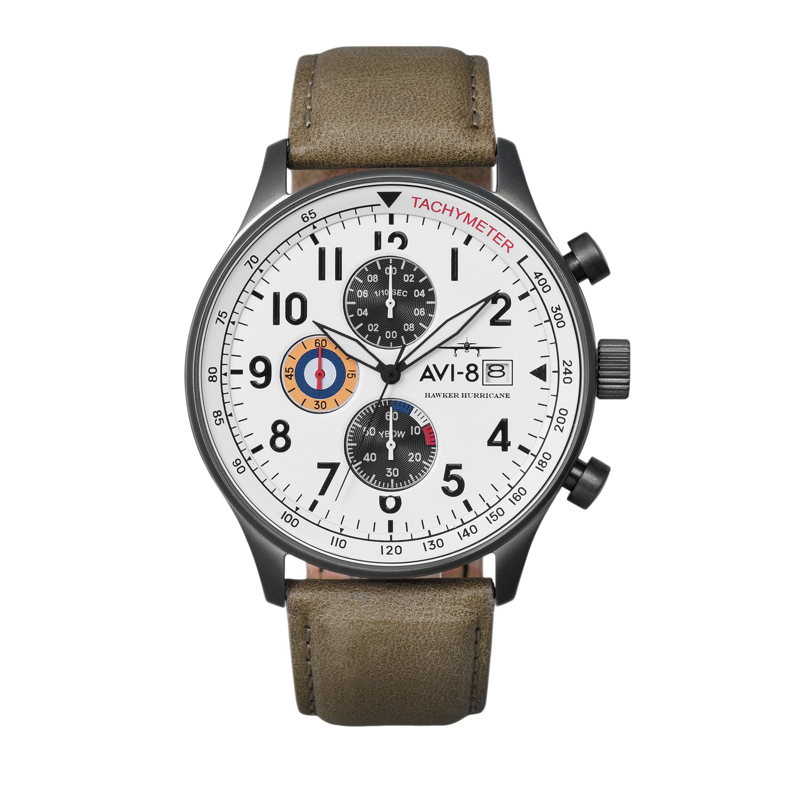 Hawker Hurricane Classic Chronograph Ivory Grayscale