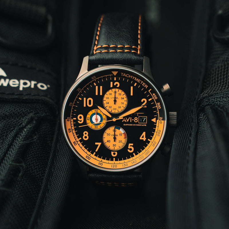 Hawker Hurricane Classic Chronograph Noire