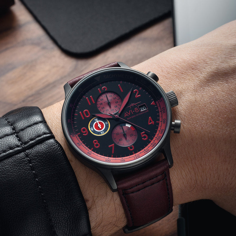 Hawker Hurricane Classic Chronograph Blood Red