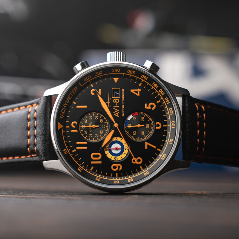 Hawker Hurricane Classic Chronograph Tiger Orange