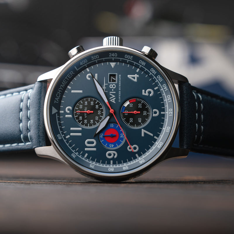 Hawker Hurricane Classic Chronograph Opal Blue