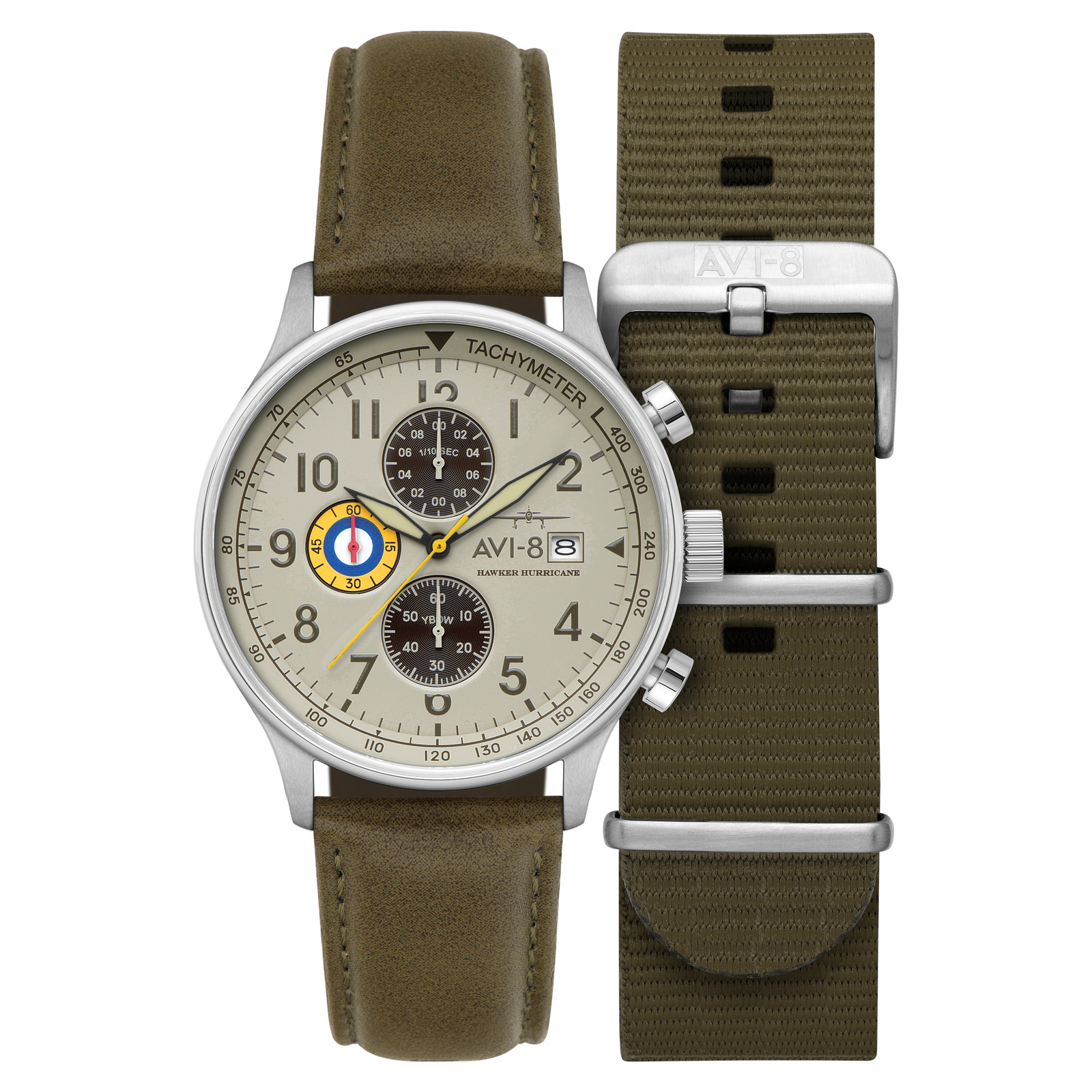 Hawker Hurricane Classic Chronograph Khaki Green