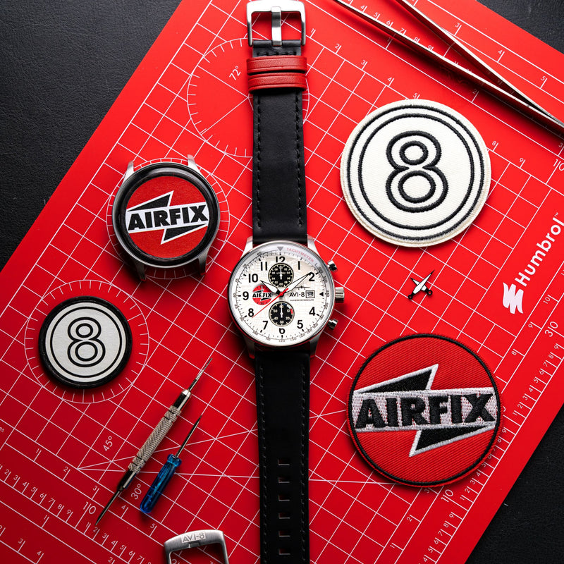 Hawker Hurricane Classic Chronograph Airfix Edition Deco Grey