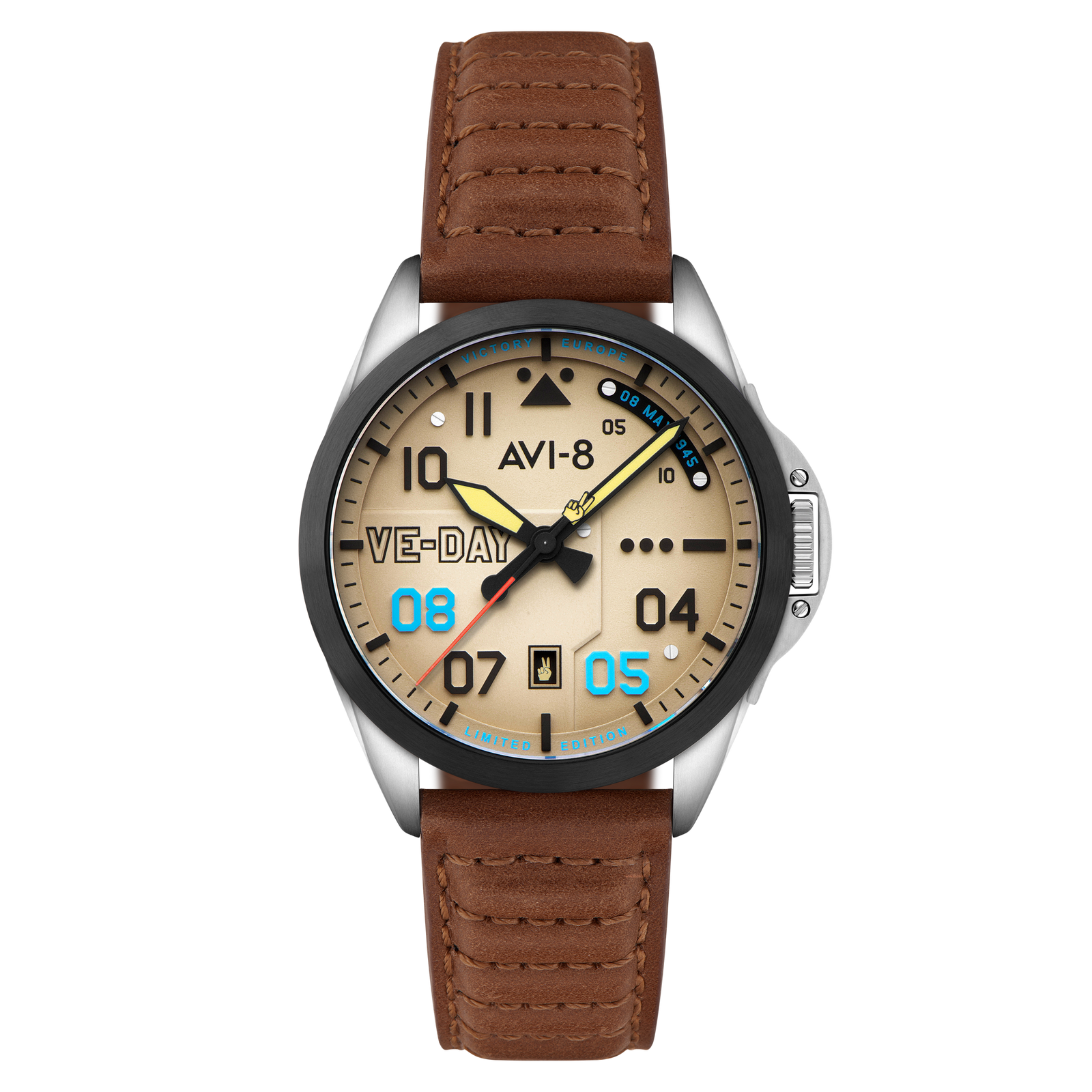 P-51 Mustang Patriot Automatic VE-Day 80th Limited Edition Victory Cream