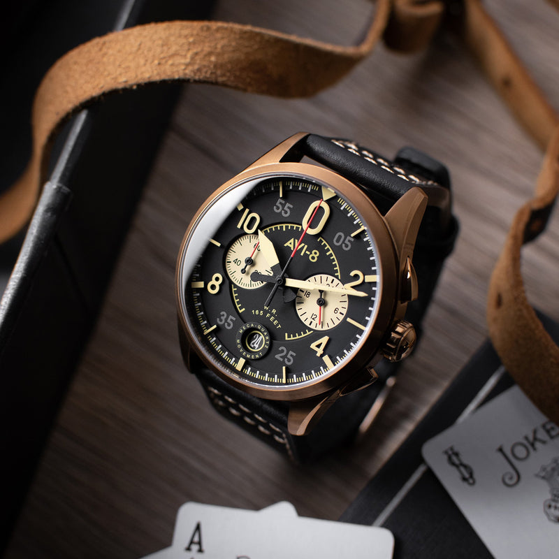 Spitfire Lock Chronograph Void Black