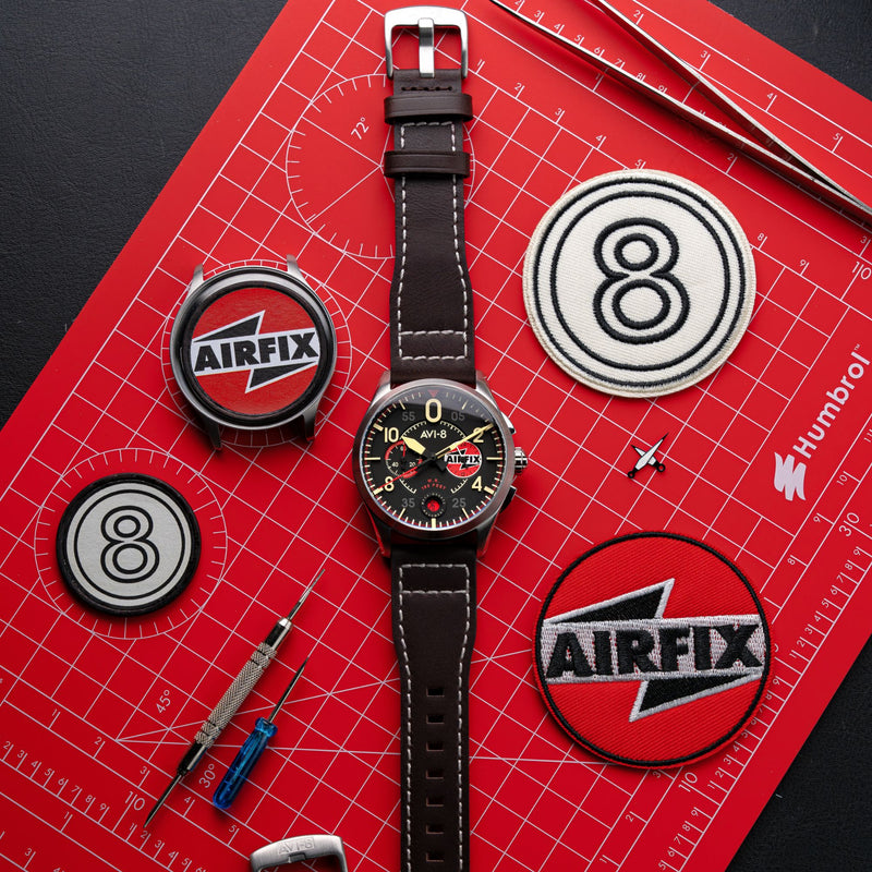 Spitfire Lock Chronograph Airfix Edition Raven Black