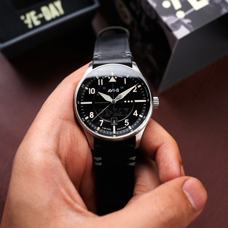 Hawker Hurricane Kent Automatic VE-Day 80th Limited Edition Vanguard Black