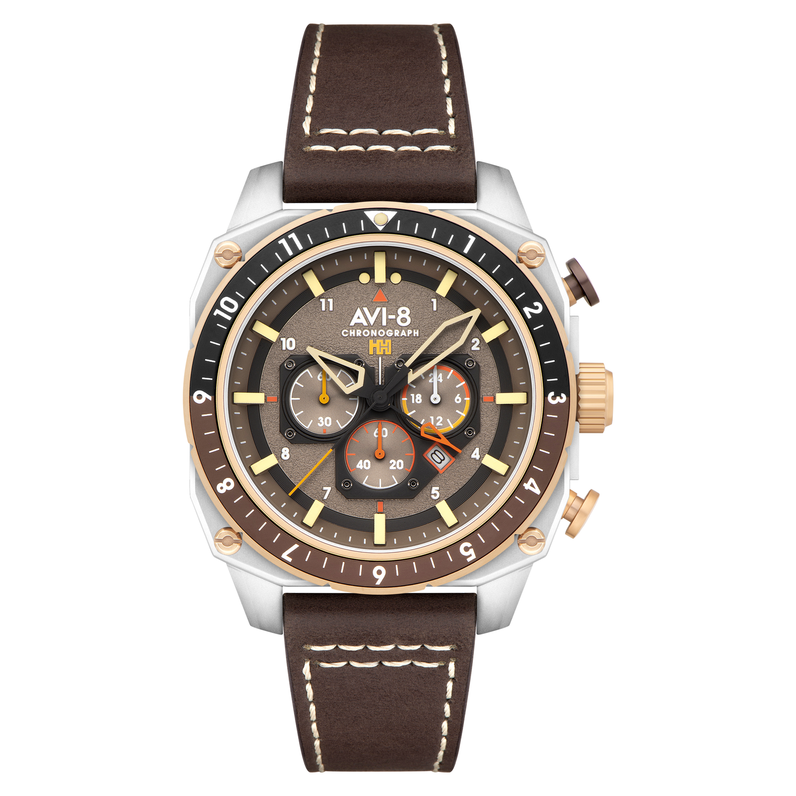 Hawker Hunter Atlas Dual Time Chronograph Slate Grey