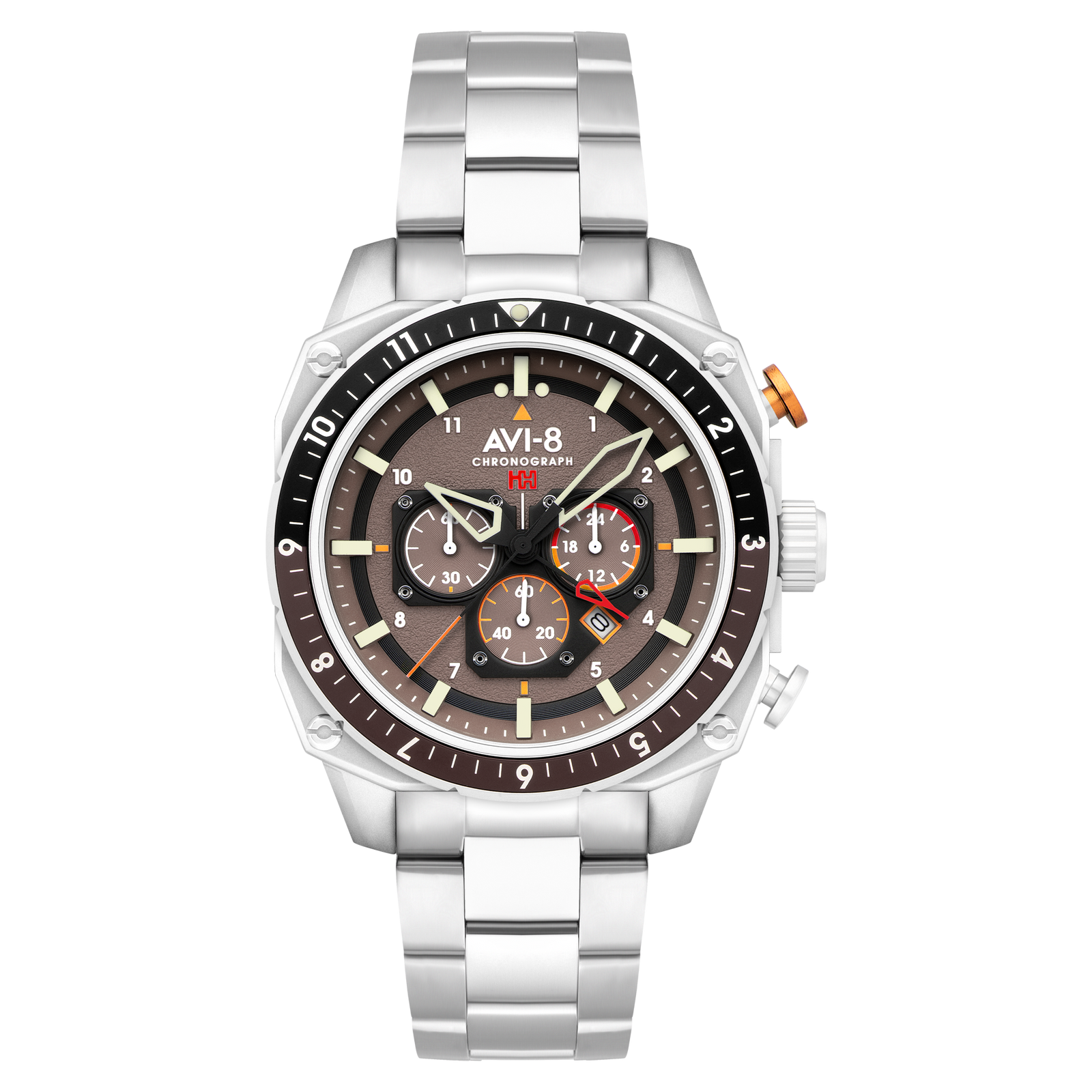 Hawker Hunter Atlas Dual Time Chronograph Shadow Grey