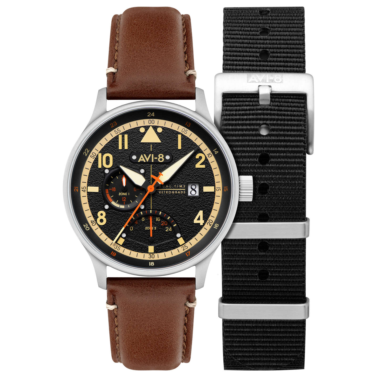 Hawker Hurricane Mckellar Dual Time Metropolis Black