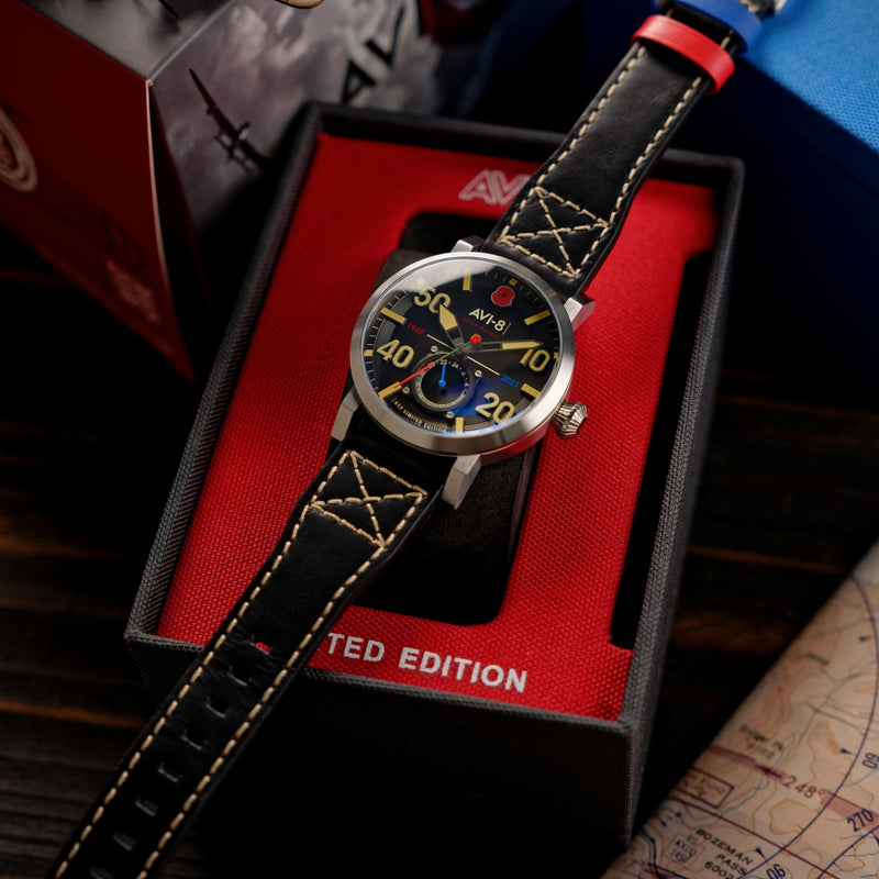 Dambuster 80Th Anniversary Royal British Legion Meca-Quartz Limited Edition Onyx Black