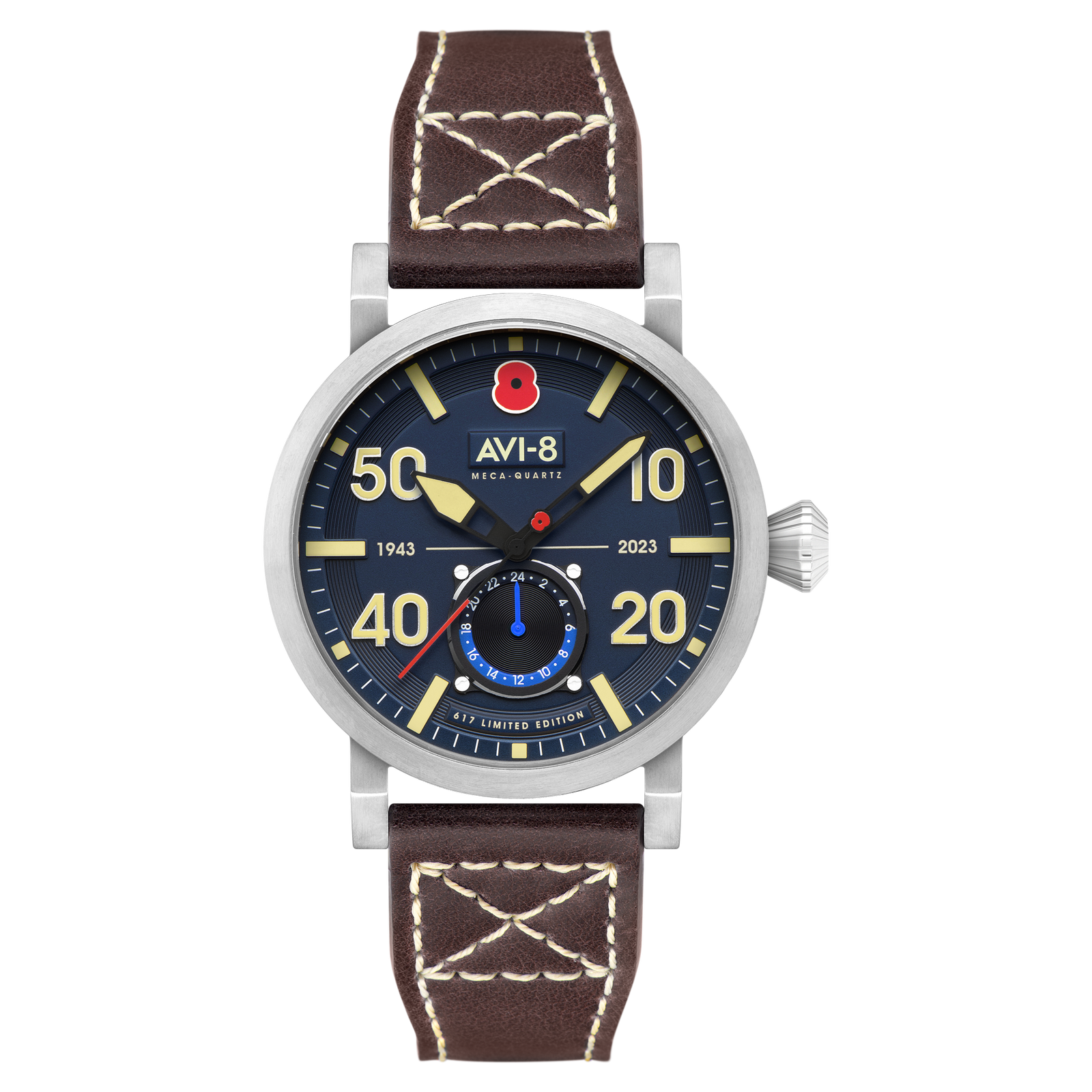 Dambuster 80Th Anniversary Royal British Legion Meca-Quartz Limited Edition Navy Blue