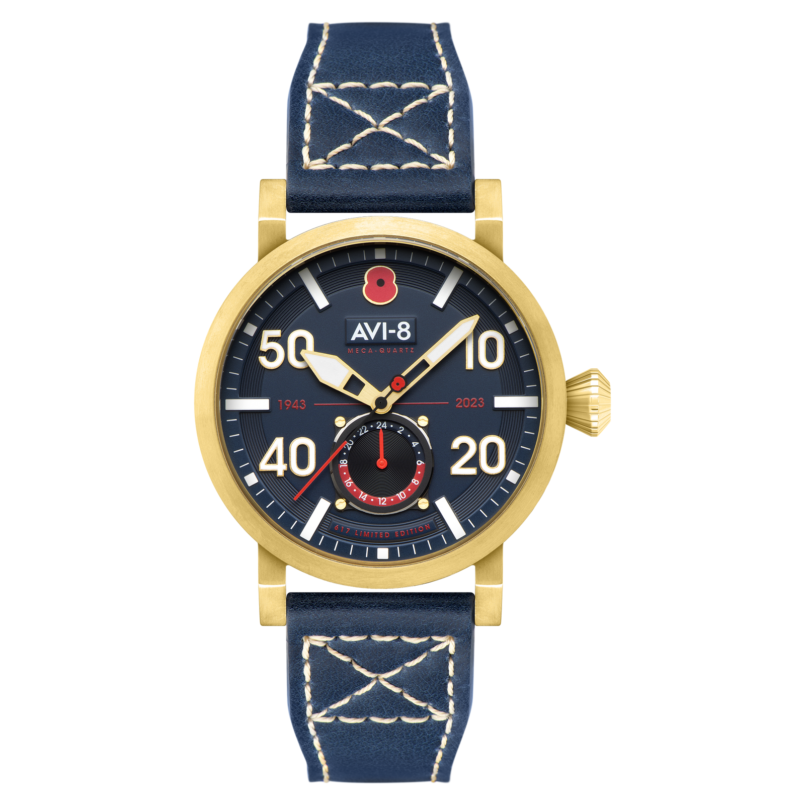 Dambuster 80Th Anniversary Royal British Legion Meca-Quartz Limited Edition Midnight Blue