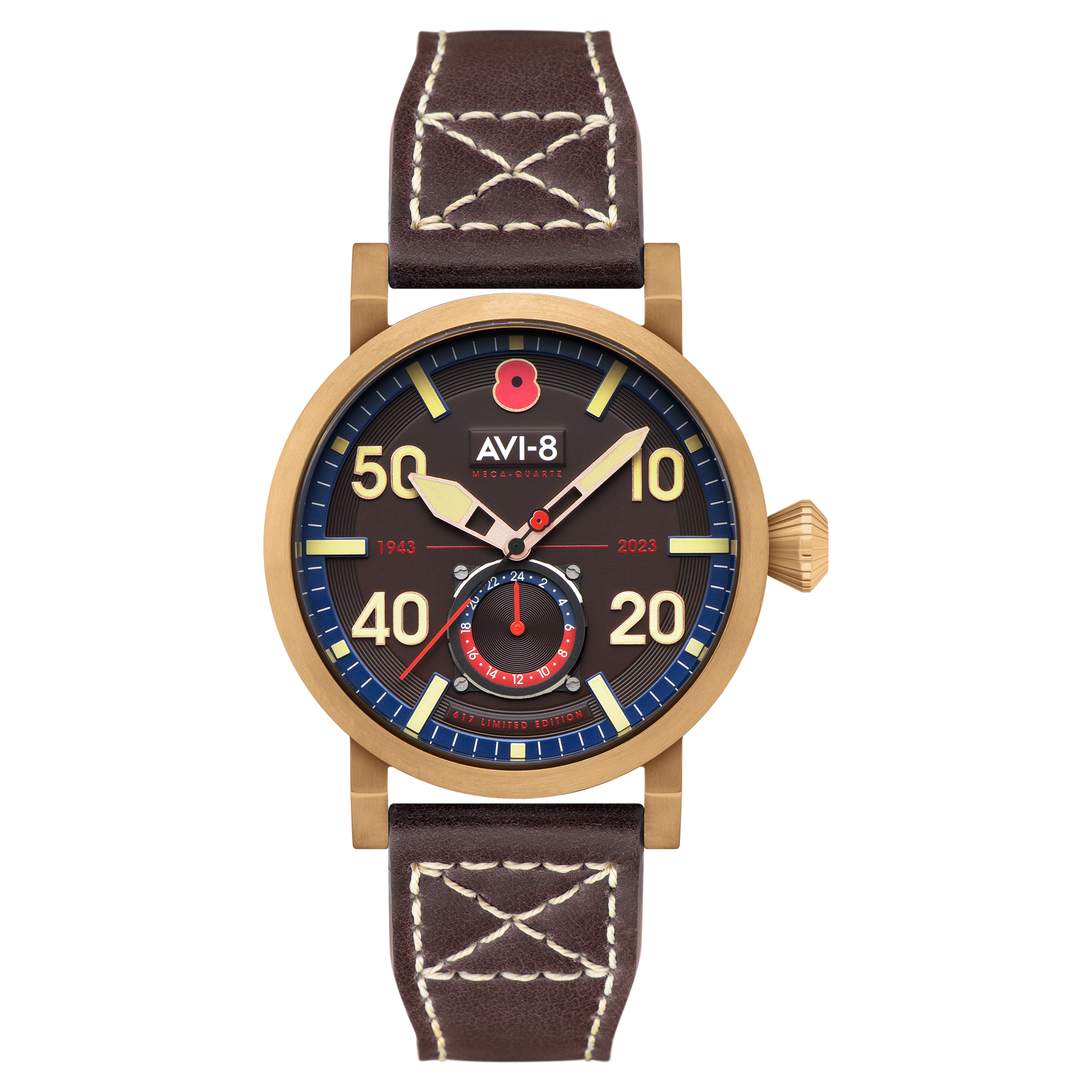 Dambuster 80Th Anniversary Royal British Legion Meca-Quartz Limited Edition Carbon Brown