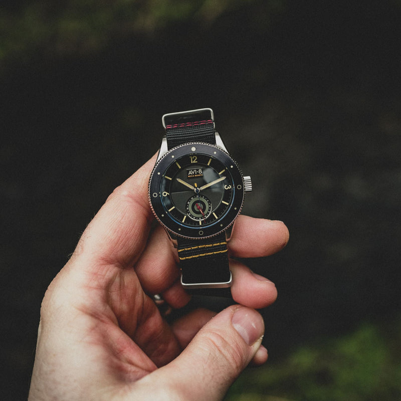 Flyboy Airmaster Sector Meca-quartz Raven Black
