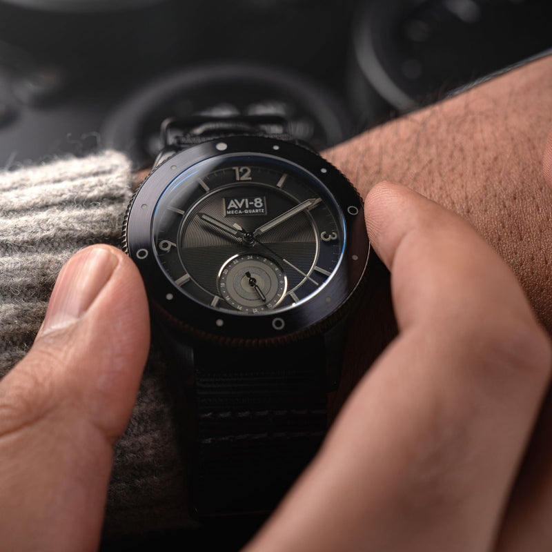 Flyboy Airmaster Sector Meca-quartz Jet Black
