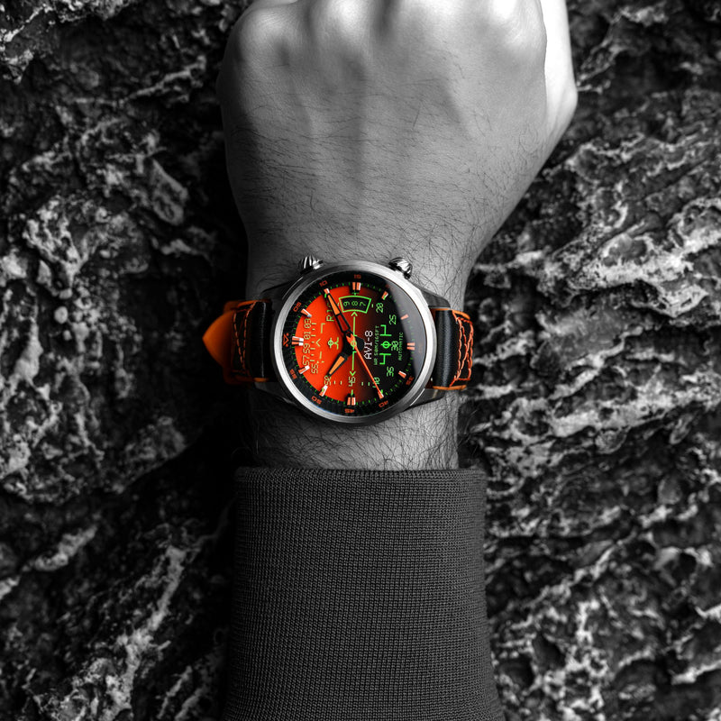 Hawker Harrier HUD Automatic Gradient Orange