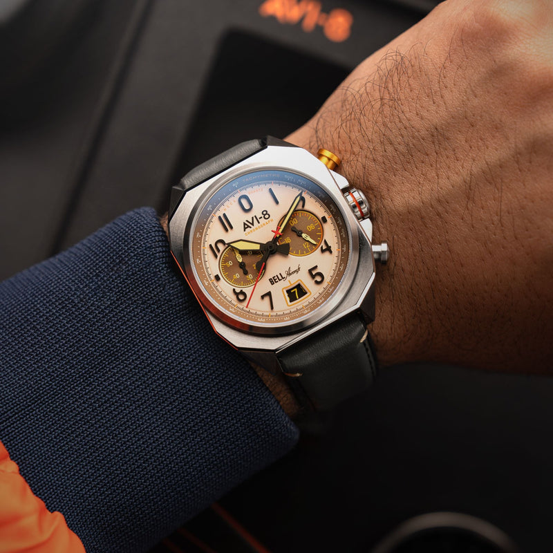 Bell X-1 Machbuster Chronograph Camel Brown