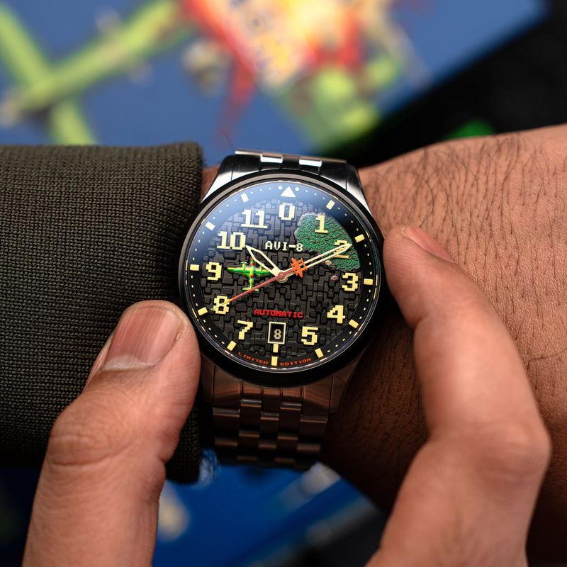 Flyboy Capcom 1942 Automatic Pixel Limited Edition Silver Ace
