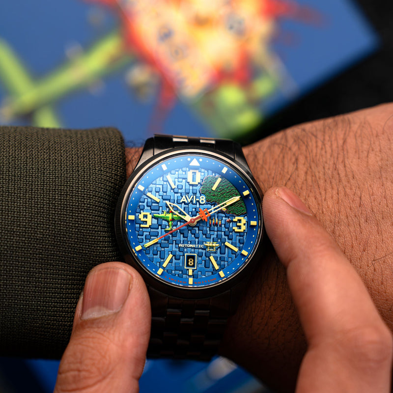 Flyboy Capcom 1942 Automatic Pixel Limited Edition Gunmetal Ace