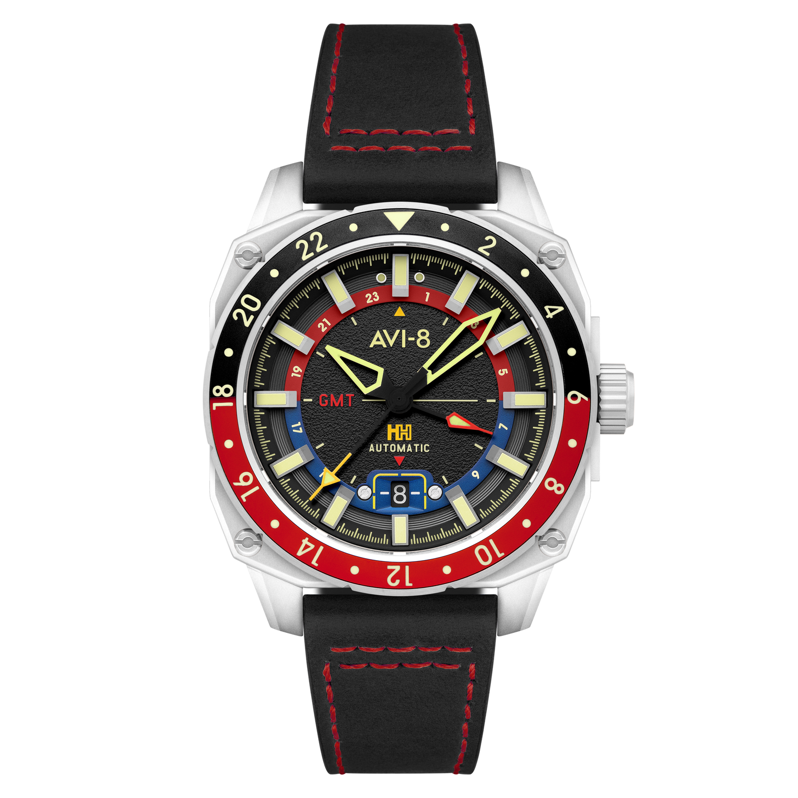Hawker Hunter Atlas GMT Automatic Devil Black