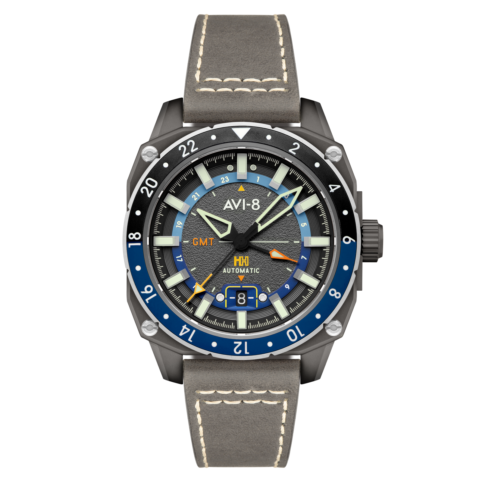 Hawker Hunter Atlas GMT Automatic Mist Grey