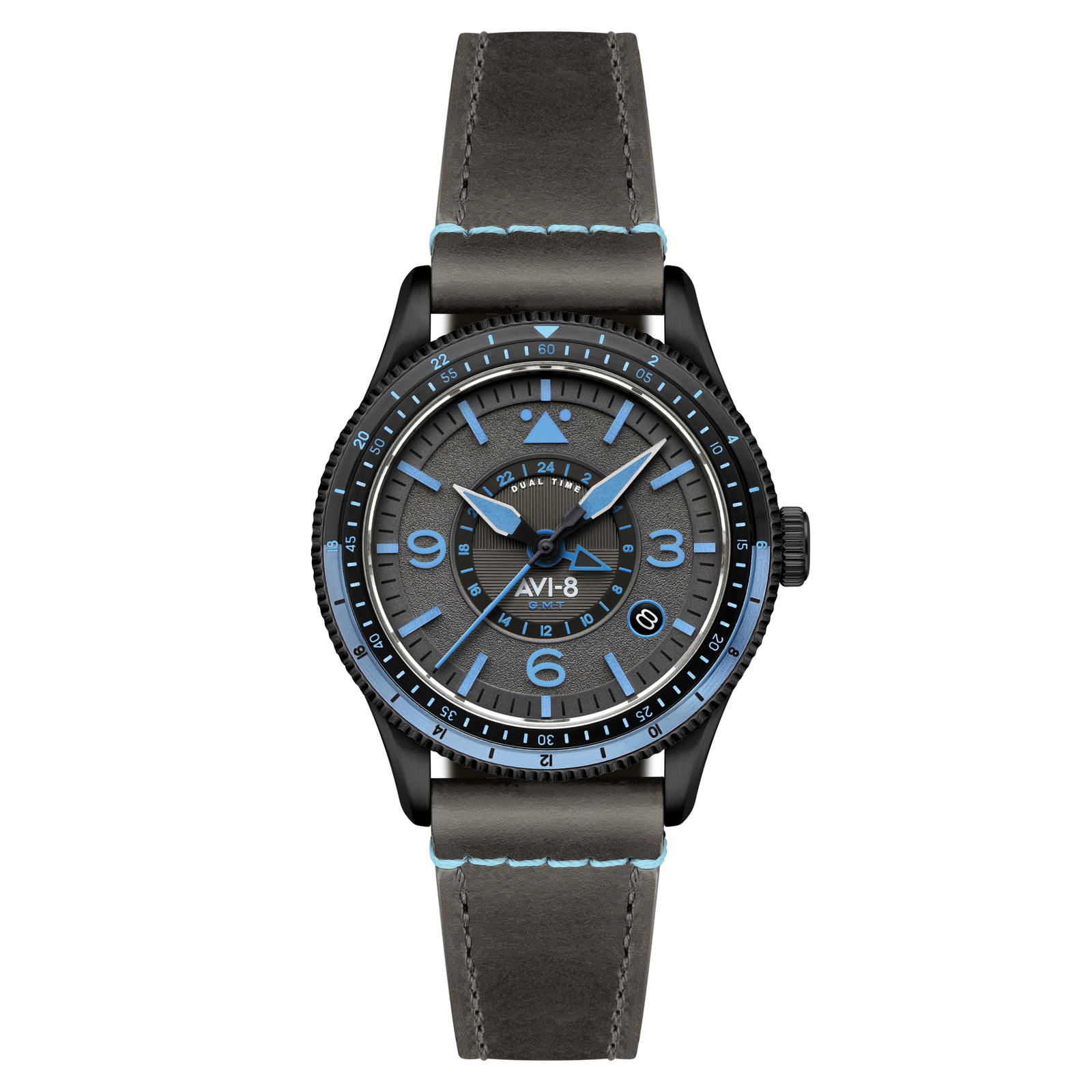 Flyboy Airmaster GMT Automatic Rubber Black