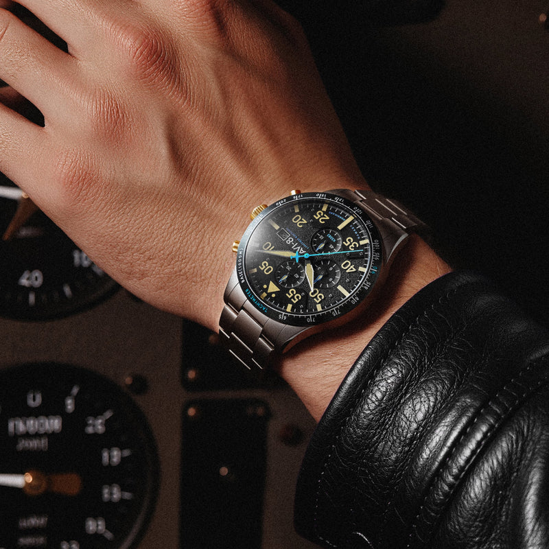 Hawker Hurricane 90th Anniversary Chronograph Limited Edition Thunder Black