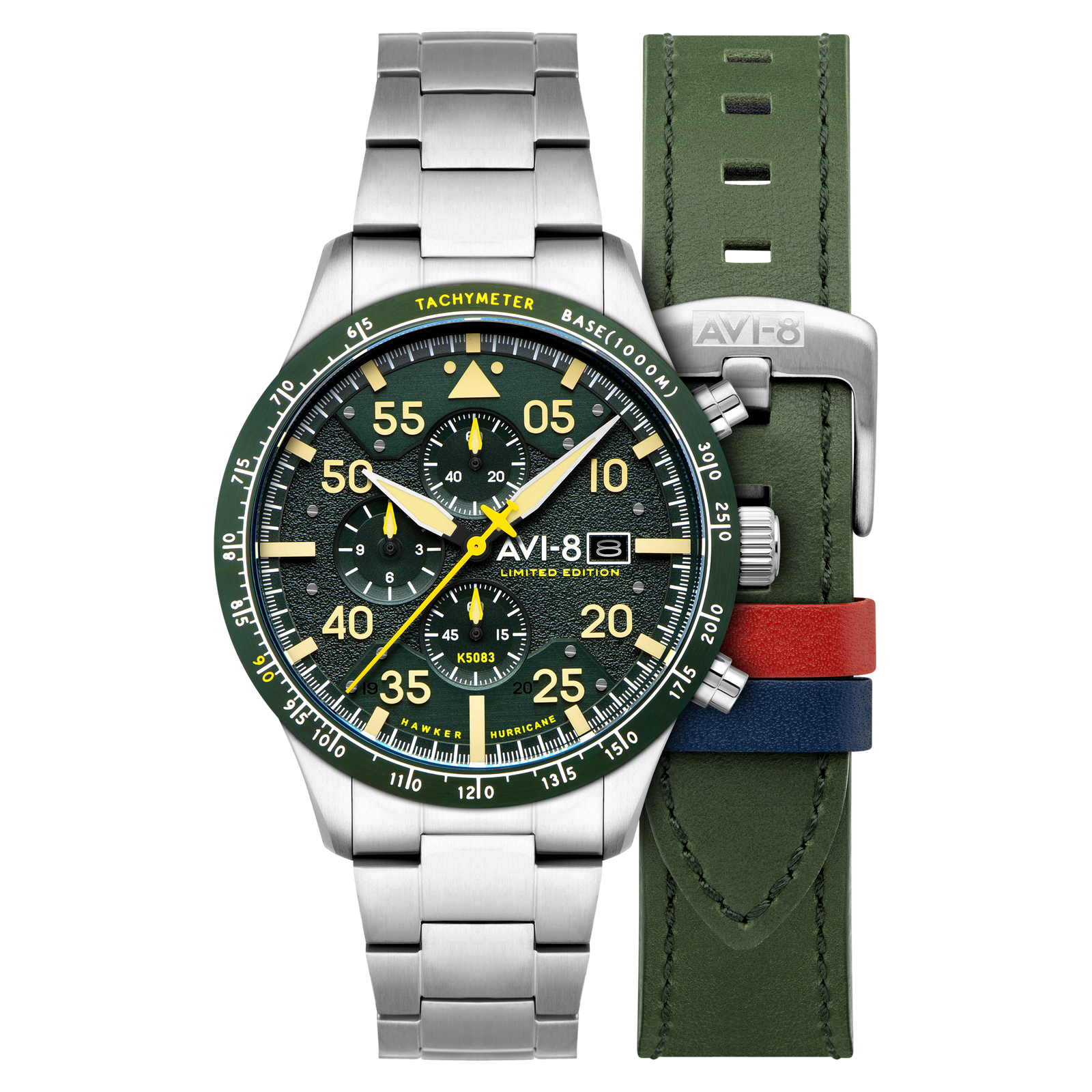 Hawker Hurricane 90th Anniversary Chronograph Limited Edition Tarmac Green