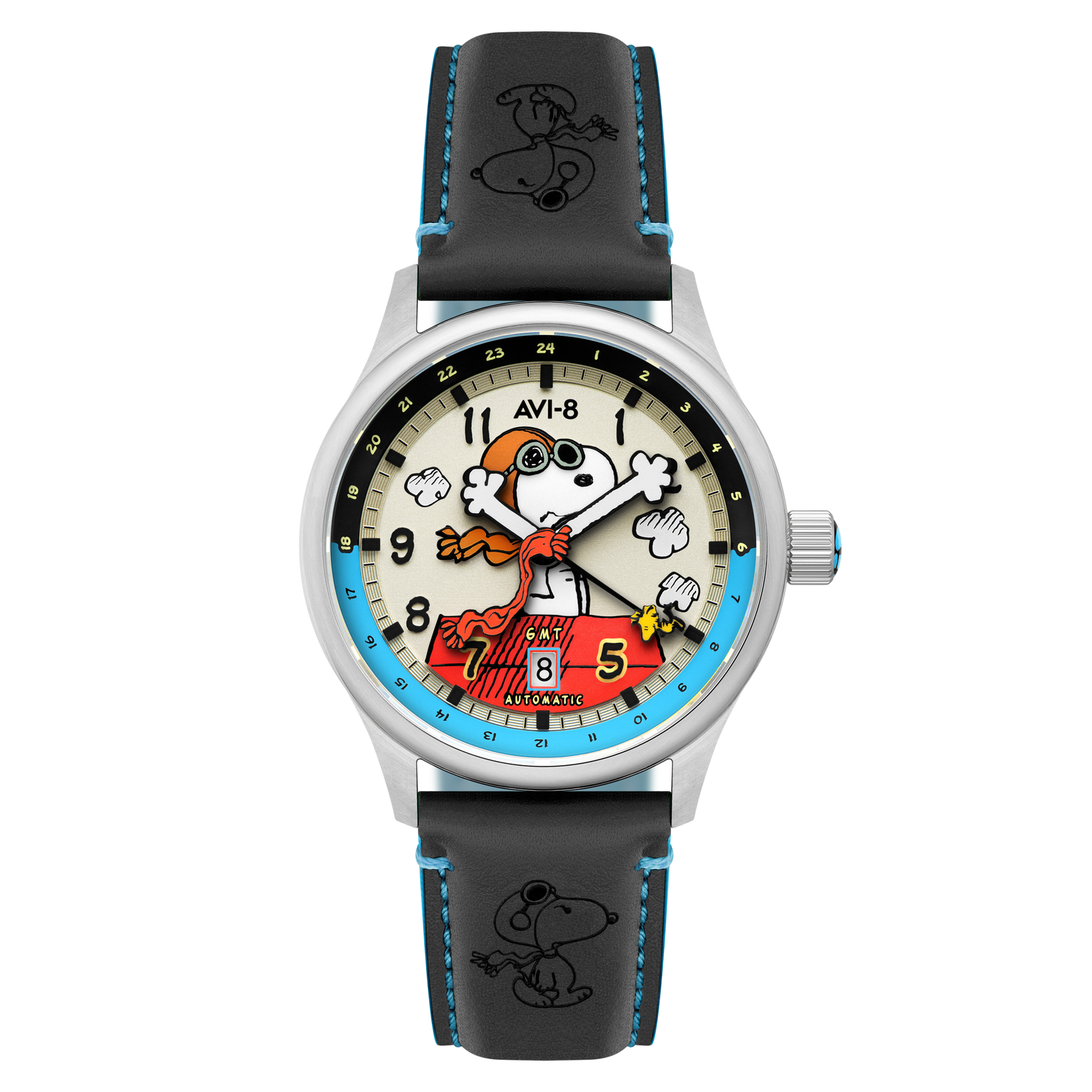 Hawker Hurricane Kent Gmt Automatic Peanuts Snoopy Flying Ace Limited Edition Cream Brigade