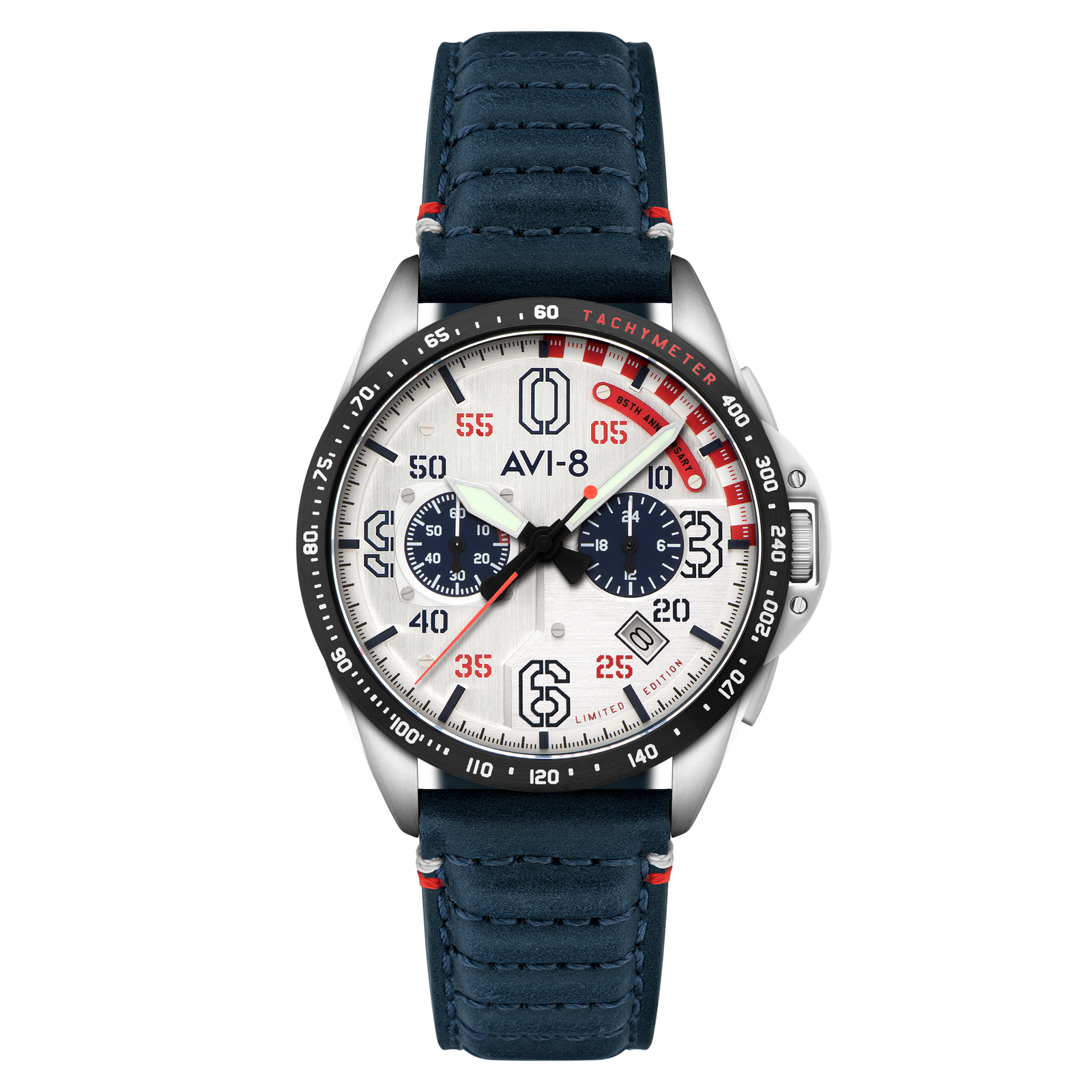 P-51 Mustang Kindelberger Chronograph 85th Anniversary Limited Edition Slipstream Silver