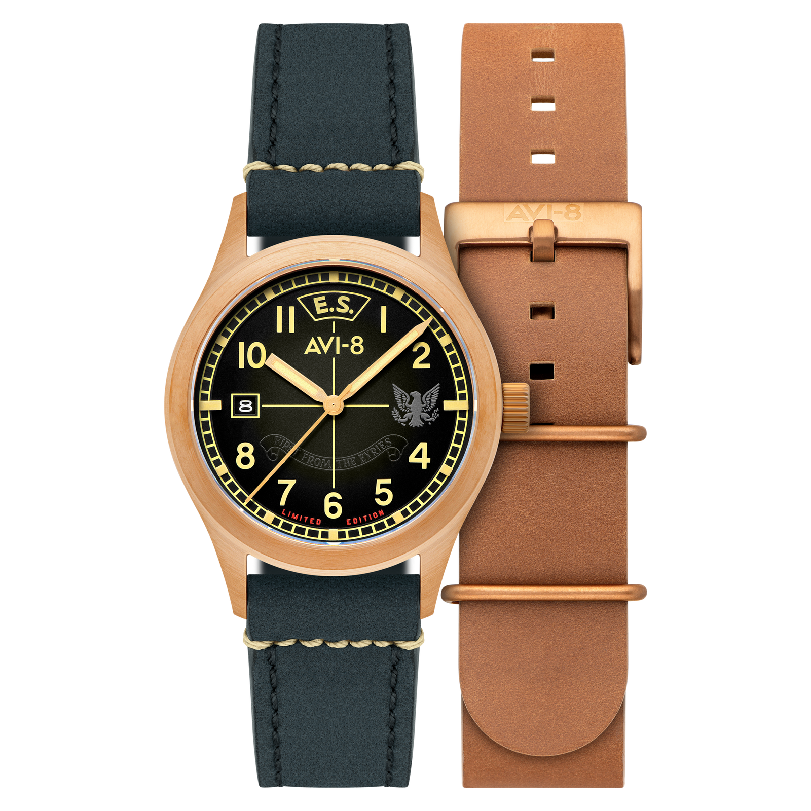 Flyboy Eagle Squadron Automatic Bronze 85th Limited Edition Gravesend