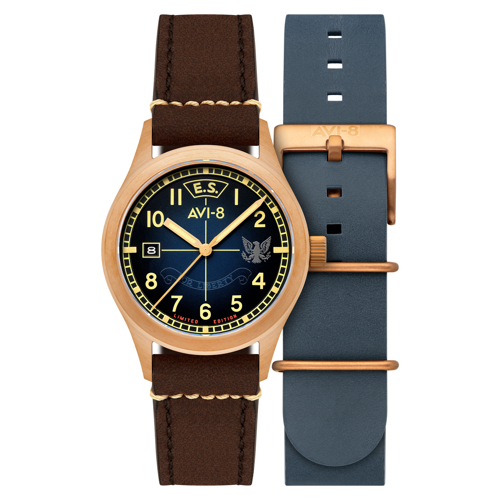 Flyboy Eagle Squadron Automatic Bronze 85th Limited Edition Southend