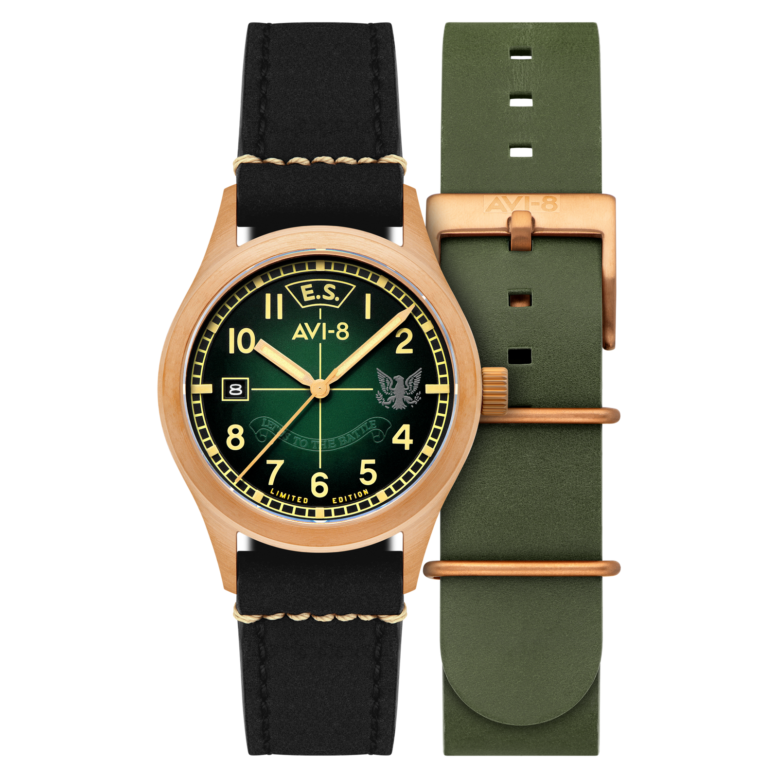 Flyboy Eagle Squadron Automatic Bronze 85th Limited Edition Coltishall