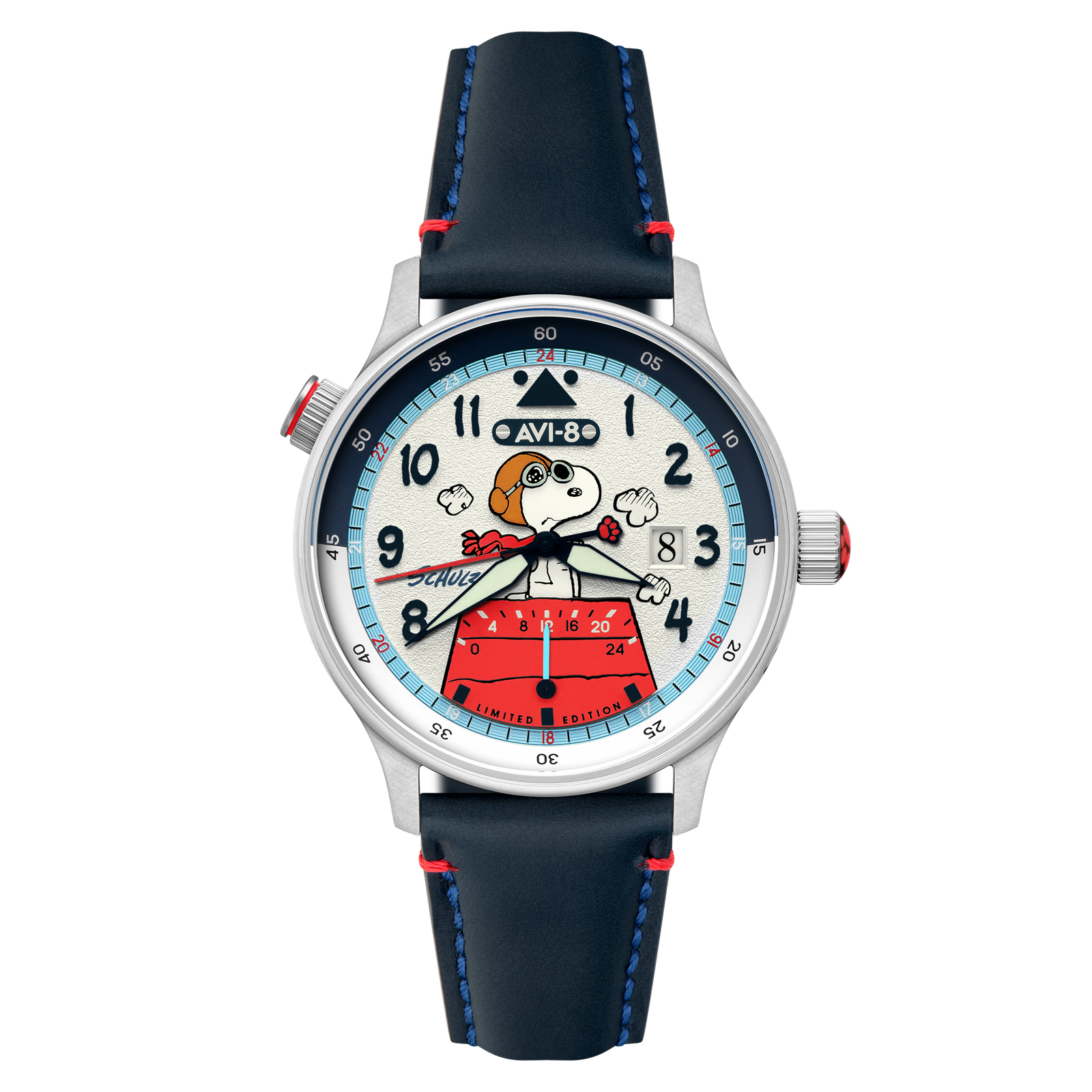 Hawker Hurricane Mckellar Dual Time Peanuts Snoopy Flying Ace Limited Edition Aero Blue