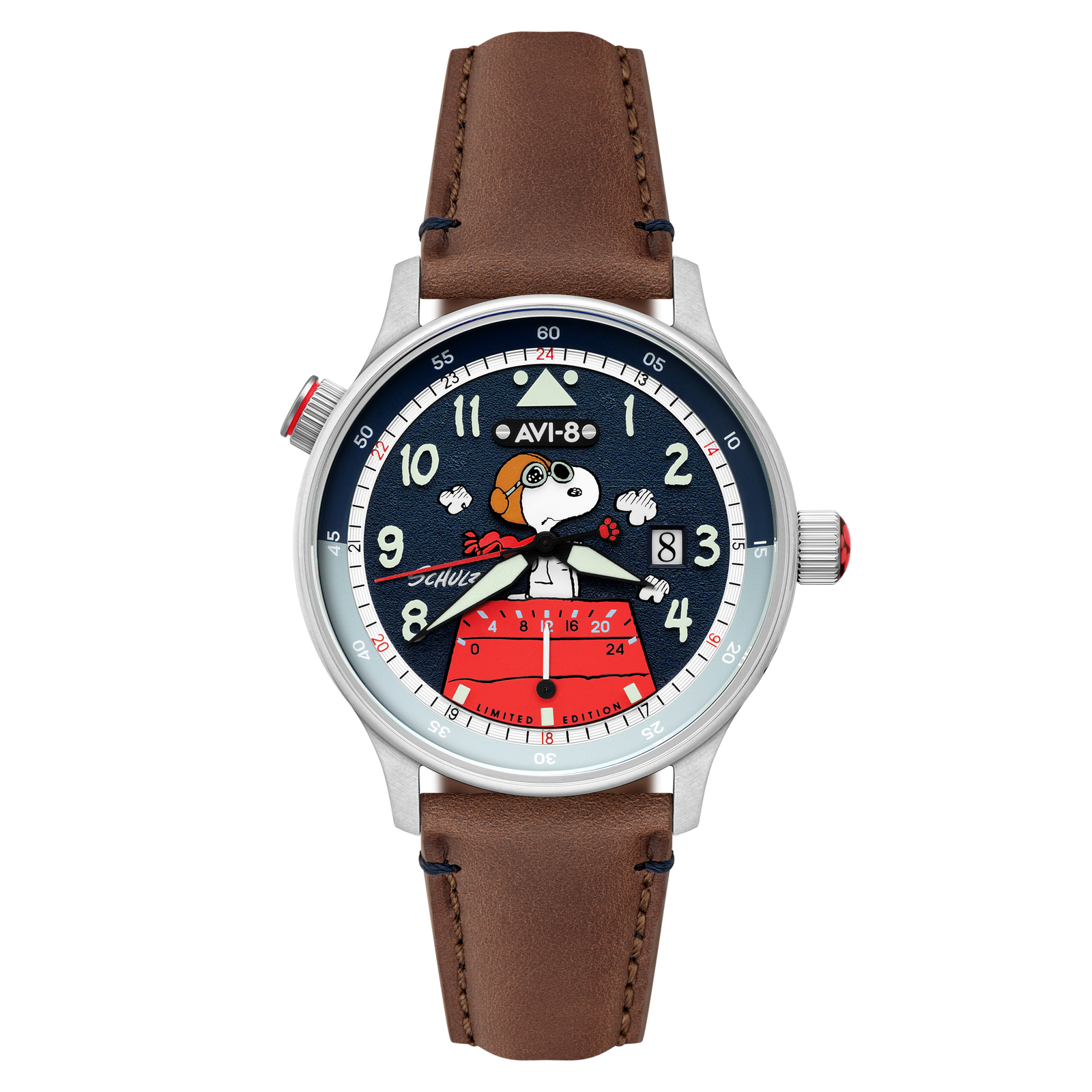 Hawker Hurricane Mckellar Dual Time Peanuts Snoopy Flying Ace Limited Edition Azure Aviator
