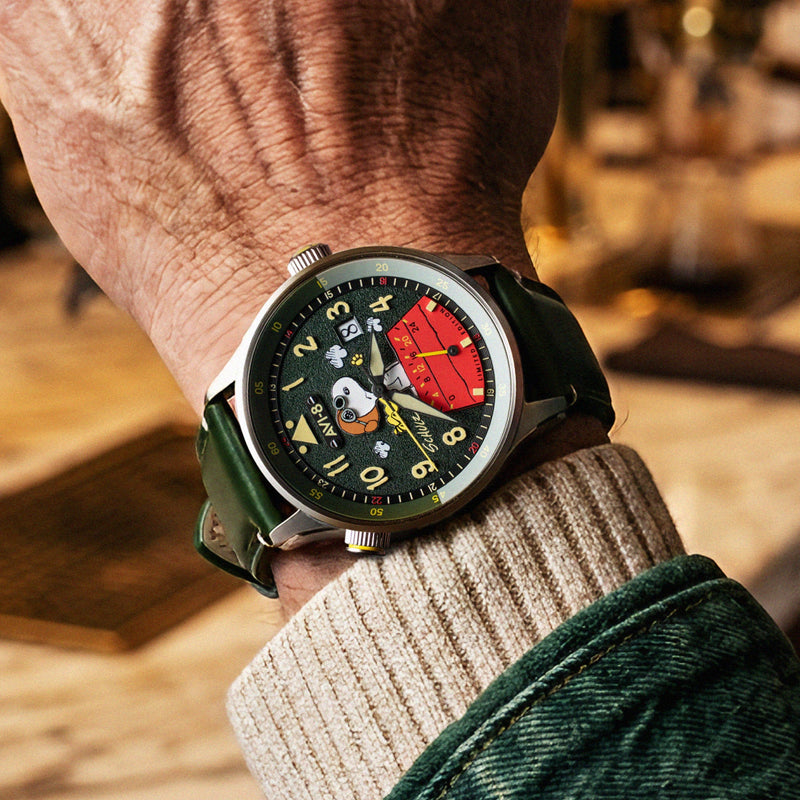 Hawker Hurricane Mckellar Dual Time Peanuts Snoopy Flying Ace Limited Edition Pine Pilot