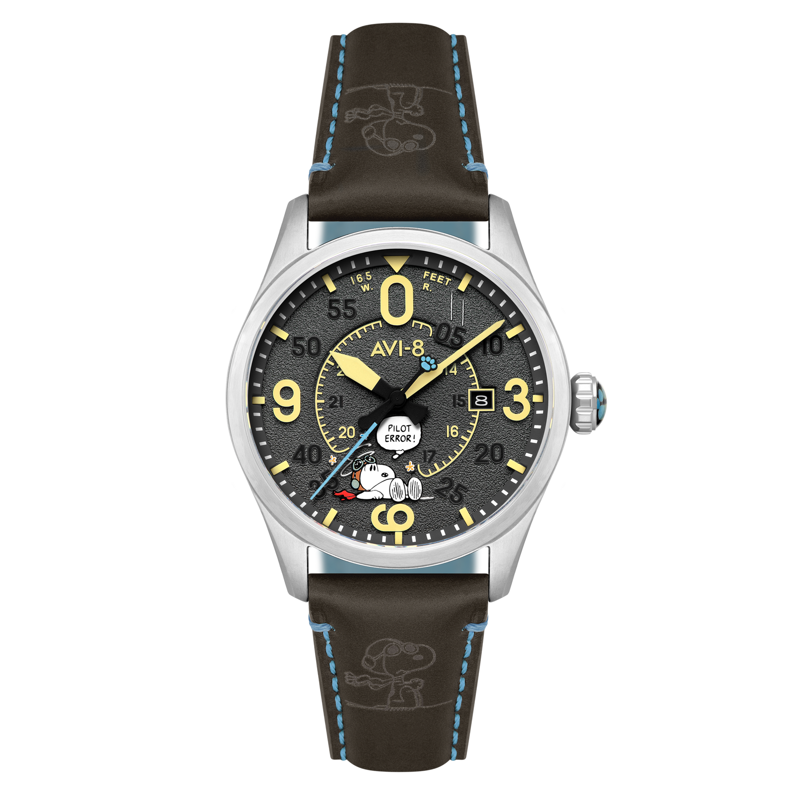 Spitfire Smith Automatic Snoopy Peanuts Flying Ace Pilot Error Limited Edition Cloudy Confusion