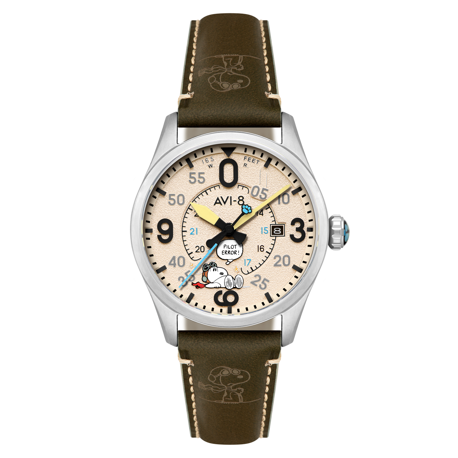 Spitfire Smith Automatic Snoopy Peanuts Flying Ace Pilot Error Limited Edition Deserted Decision