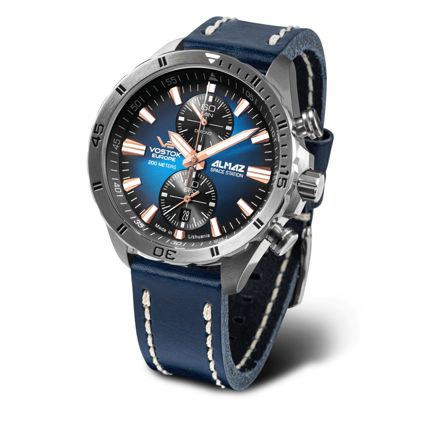 Vostok Europe Almaz Quartz Chronograph Men's Watch 6S11/320A675