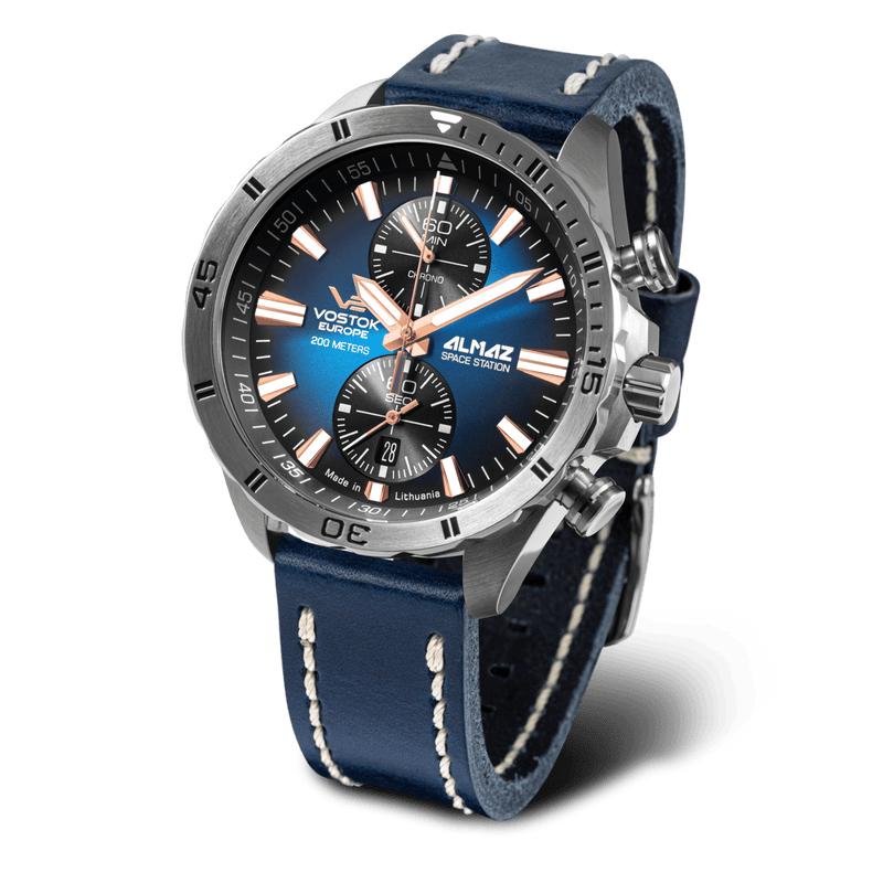 Vostok Europe Almaz Quartz Chronograph Men's Watch 6S11/320A675