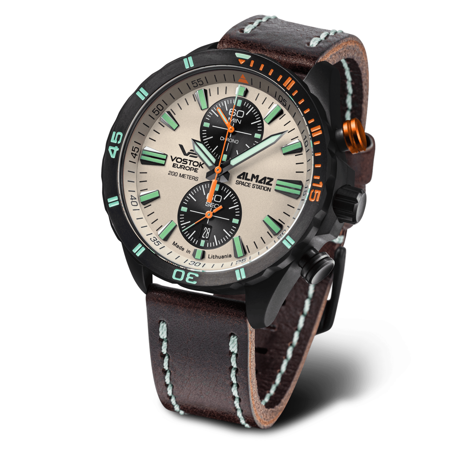 Vostok Europe Almaz Quartz Chronograph Men's Watch 6S11/320C677