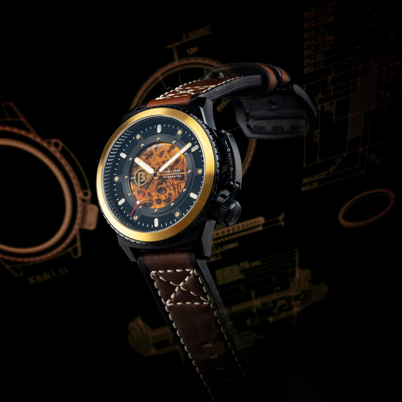 Trafalgar Skeleton Automatic Anthracite
