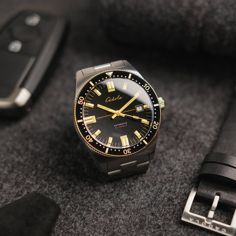 Noumea Automatic Black Gold