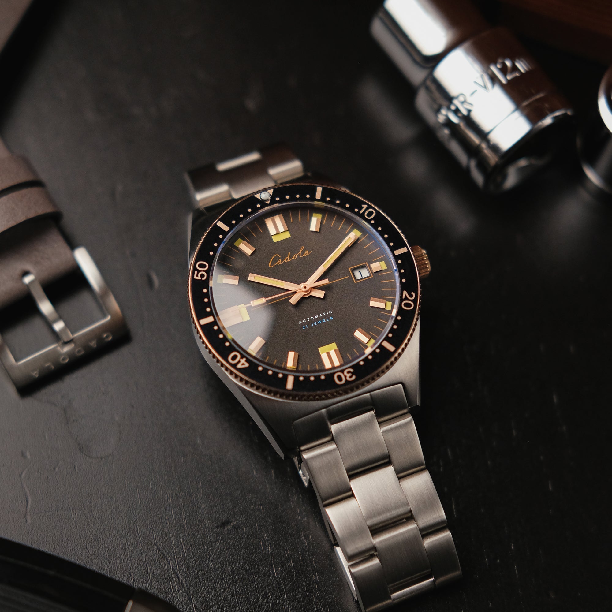 Noumea Automatic Rose Brown