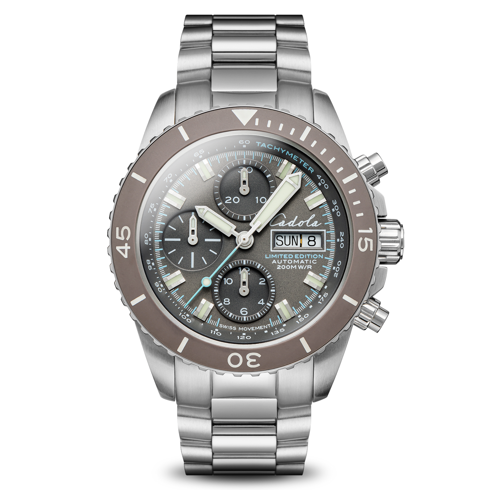 Aegir Swiss Automatic Chronogaph Limited Edition Prussian Grey