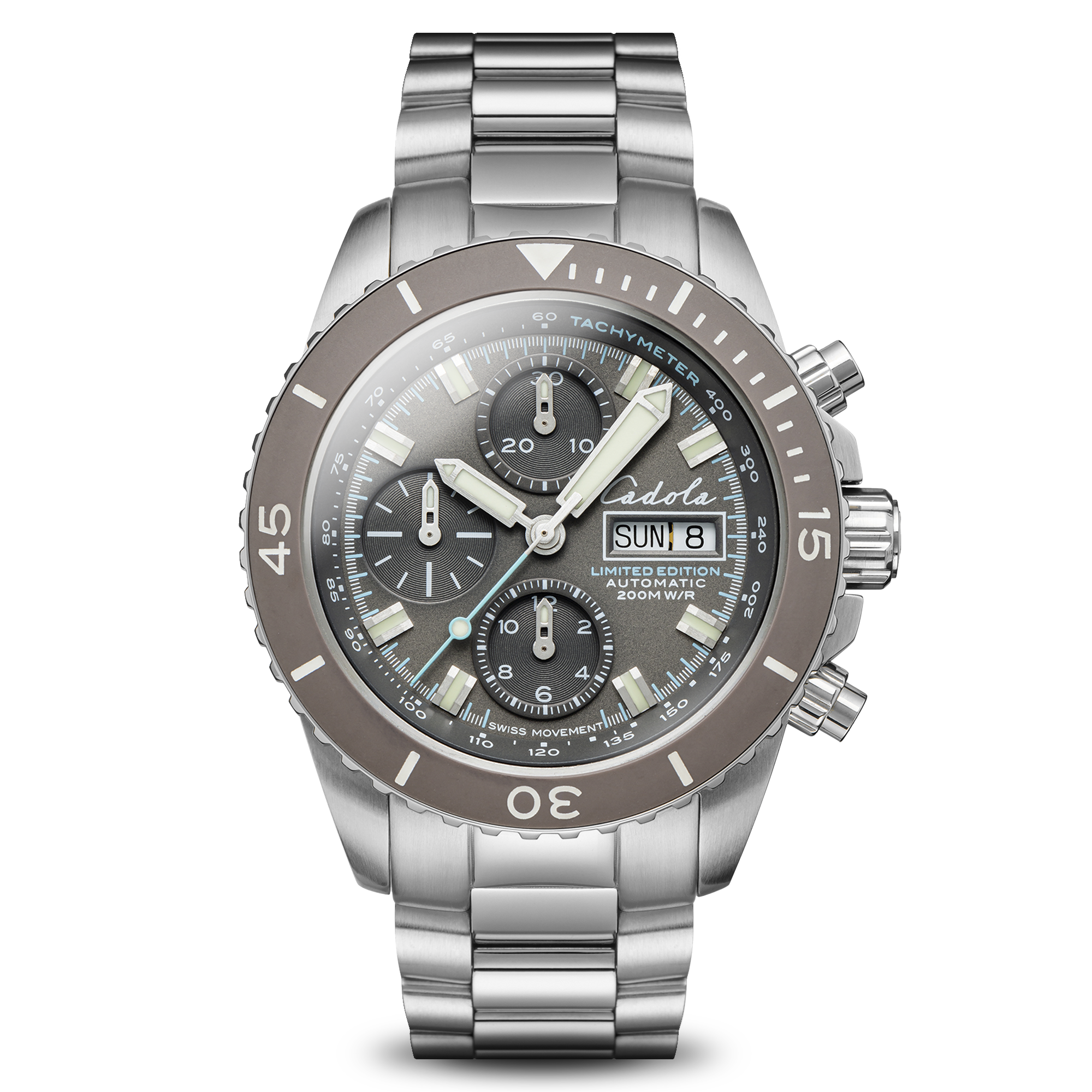 Aegir Swiss Automatic Chronogaph Limited Edition Prussian Grey