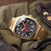 Hulme Chronograph Black Gold