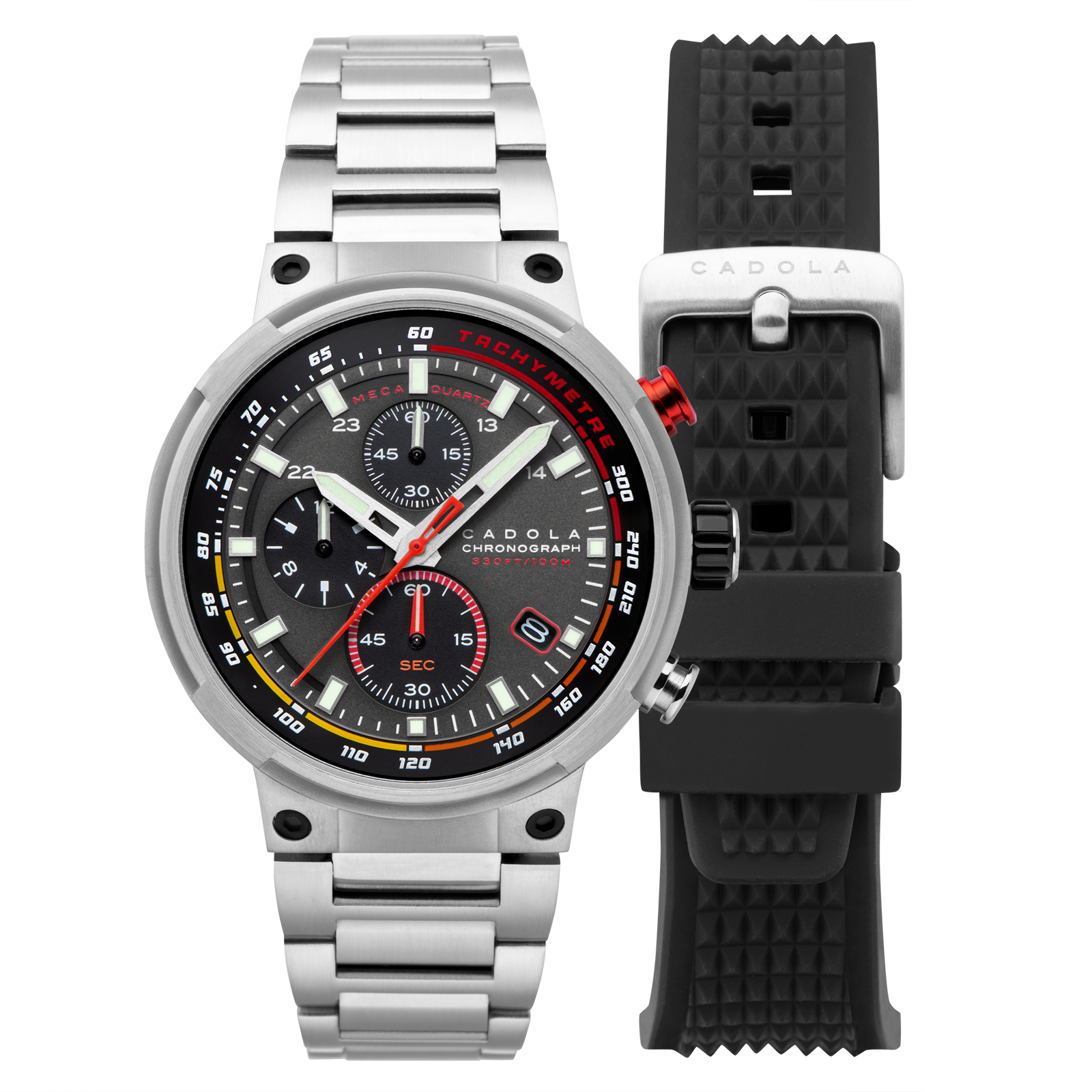 Surtees Meca Quartz Chronograph Graphite Black